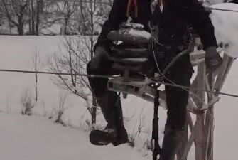 Artvin’de kar yağışının yol açtığı elektrik kesintilerinde Çoruh EDAŞ ekipleri,