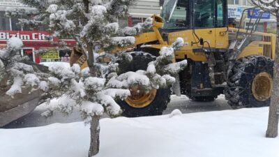 Erzurum’un Aşkale ilçesinde iki gün boyunca etkili olan yoğun kar