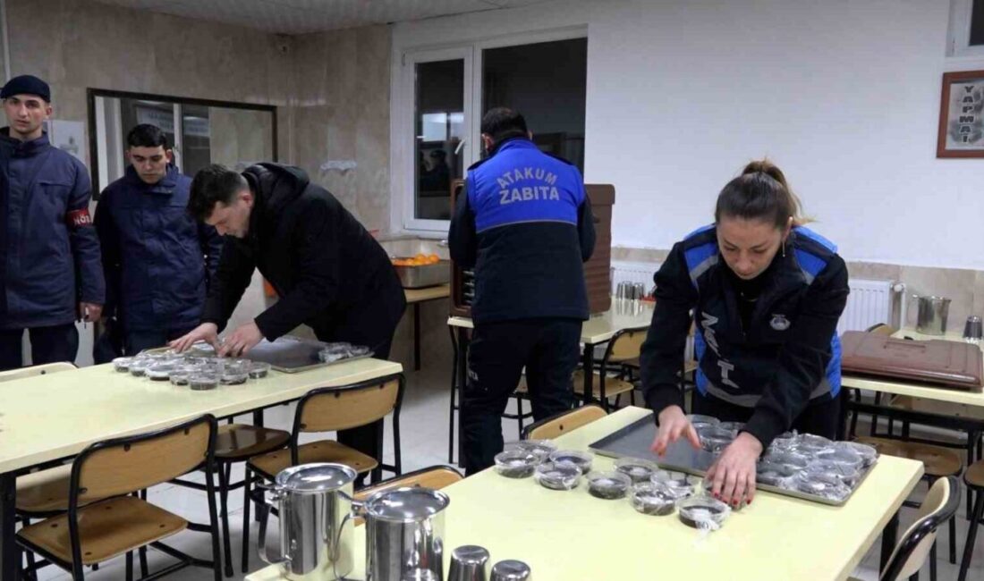 Samsun Atakum Belediyesi ekipleri, yılın son günü görev yapan 112