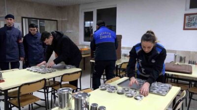 Samsun Atakum Belediyesi ekipleri, yılın son günü görev yapan 112