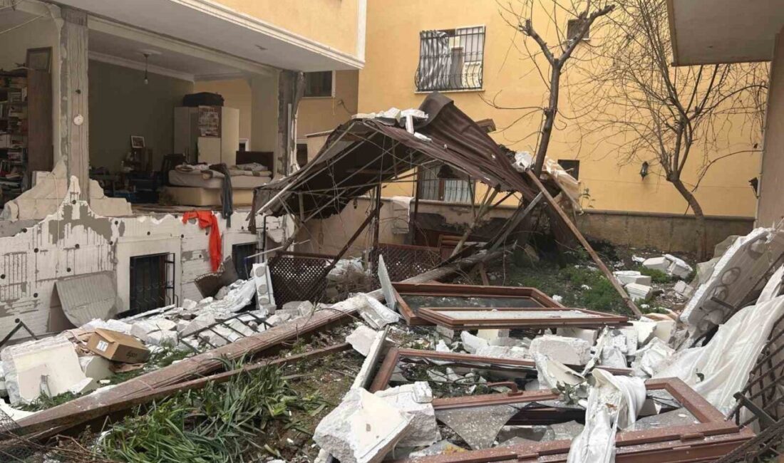 İstanbul’un Ataşehir ilçesinde bir binanın giriş katında meydana gelen doğal