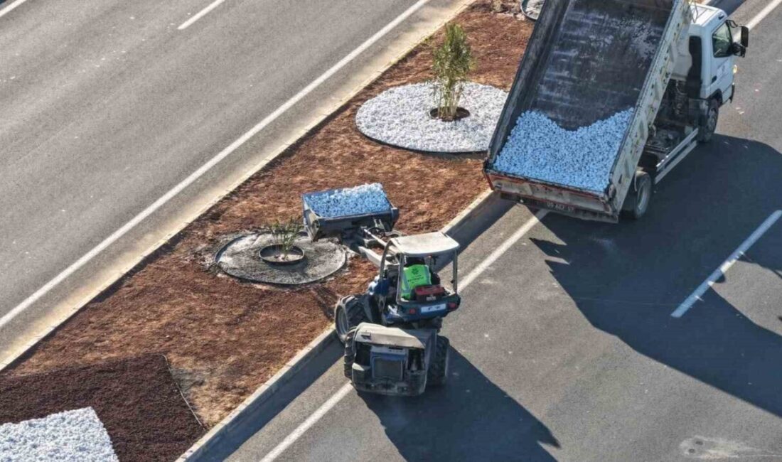 Aydın Büyükşehir Belediyesi tarafından yapımı tamamlanan Acarlar-Şehir Hastanesi yolunda, Park