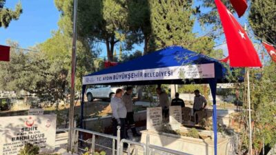 Aydın Büyükşehir Belediyesi tarafından kent genelinde bulunan mezarlıklarda gerçekleştirilen kapsamlı