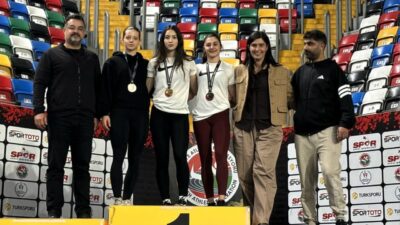 İstanbul’da düzenlenen U-20 Salon Türkiye Şampiyonası’nda Aydın’ı temsil eden sporcular