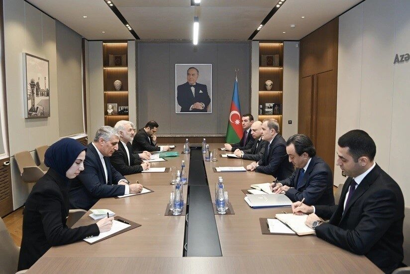 Azerbaycan Dışişleri Bakanı Ceyhun Bayramov ile İran Dışişleri Bakan Yardımcısı