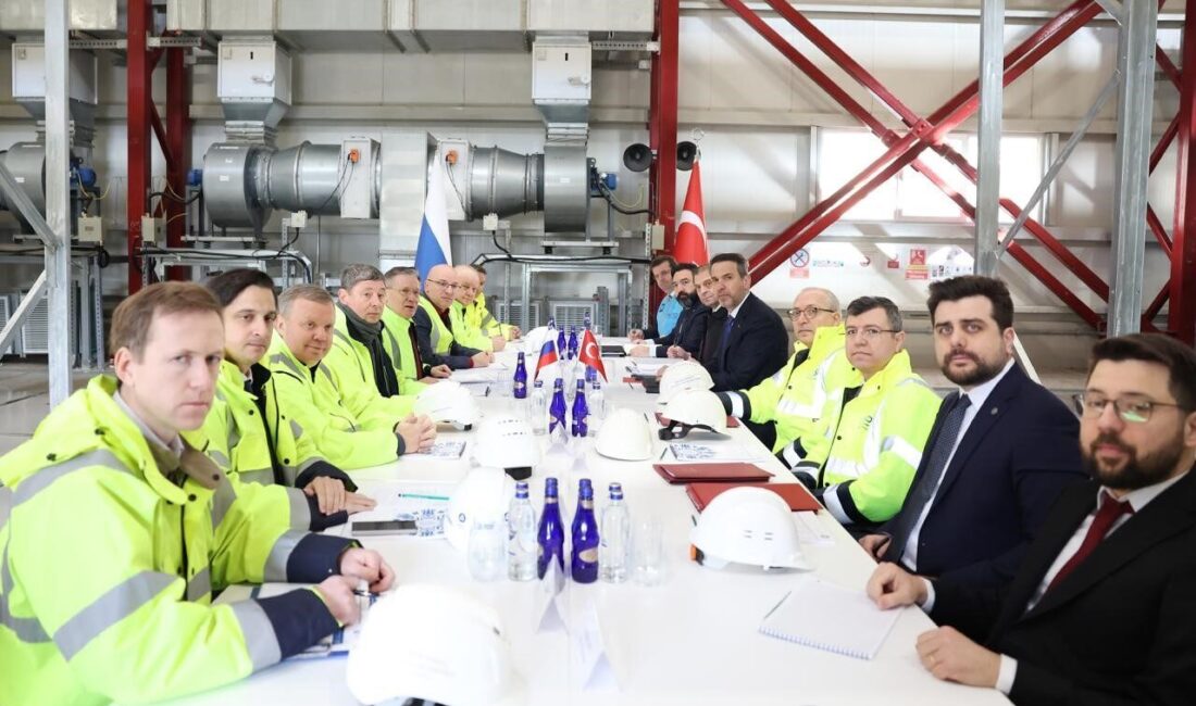Akkuyu Nükleer Güç Santrali’nde incelemede bulunan Enerji ve Tabii Kaynaklar