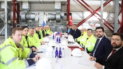 Akkuyu Nükleer Güç Santrali’nde incelemede bulunan Enerji ve Tabii Kaynaklar