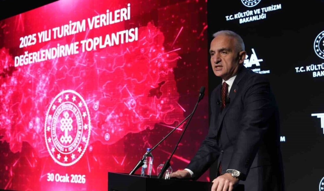 Kültür ve Turizm Bakanı Mehmet Nuri Ersoy, ‘‘2025’i 63 milyon