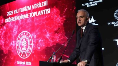 Kültür ve Turizm Bakanı Mehmet Nuri Ersoy, ‘‘2025’i 63 milyon