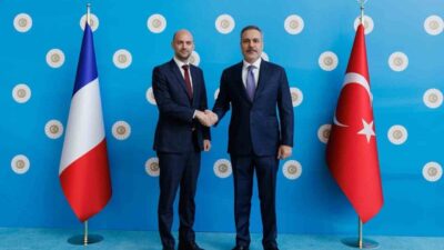 Dışişleri Bakanı Hakan Fidan, Fransız mevkidaşı Jean-Noel Barrot ile bir