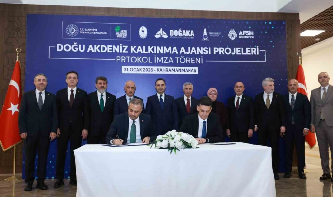 Sanayi ve Teknoloji Bakanı Mehmet Fatih Kacır, Kahramanmaraş’ta Doğu Akdeniz