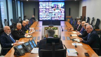 İçişleri Bakanı Ali Yerlikaya, bakan yardımcıları, Jandarma Genel Komutanı, Emniyet