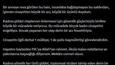 İçişleri Bakanı Ali Yerlikaya, Manisa’da 7 çocuk annesi kadının eşi