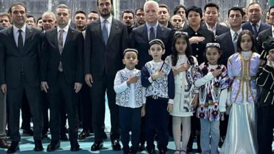 Cumhurbaşkanı Recep Tayyip Erdoğan ve Özbekistan Cumhurbaşkanı Şevket Mirziyoyev’in video