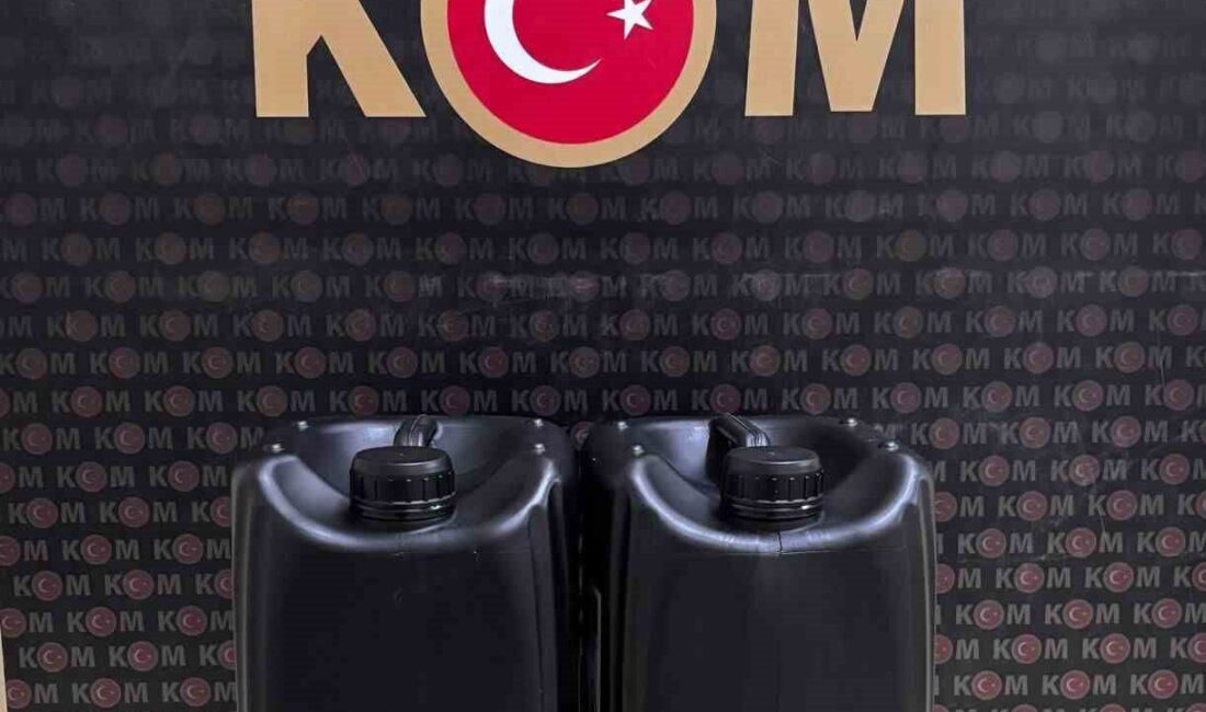 Bartın’da polis ekipleri tarafından düzenlenen operasyonda 10 litre etil alkol