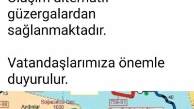 Bartın’ın Ulus ilçesi ile Kastamonu’nun Pınarbaşı arasındaki kara yolu, kar