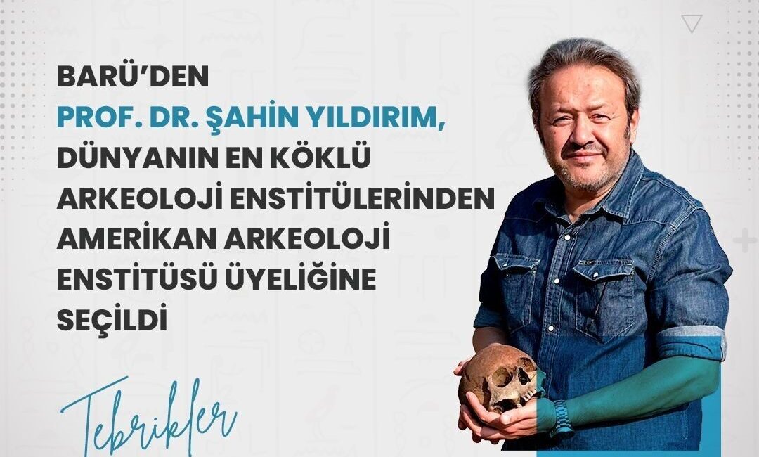 Bartın Üniversitesi (BARÜ) Edebiyat Fakültesinden Prof. Dr. Şahin Yıldırım, dünyanın