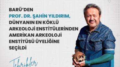 Bartın Üniversitesi (BARÜ) Edebiyat Fakültesinden Prof. Dr. Şahin Yıldırım, dünyanın