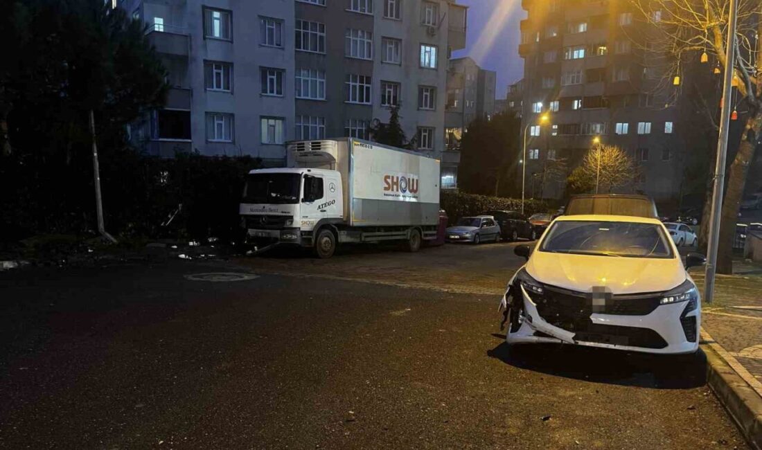 Başakşehir’de park halindeyken freni boşalan tır 5 araca çarptı. Kaza