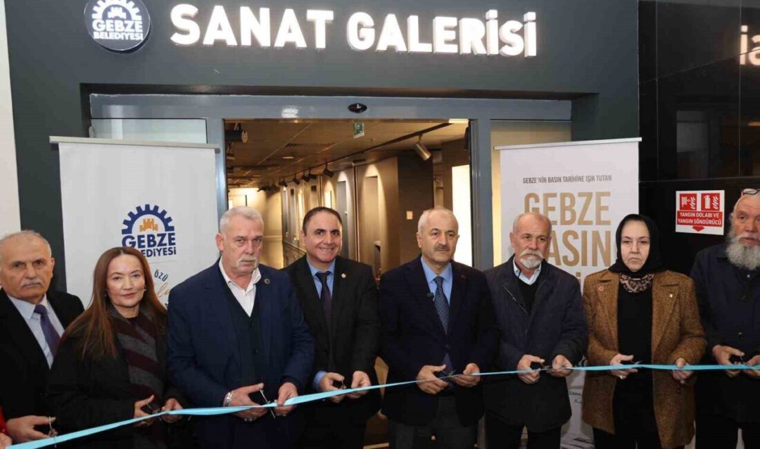 Gebze’de açılan Basın Tarihi Sergisi, kentte yıllar boyunca yayınlanan gazeteler,