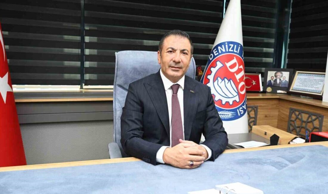 Denizli Ticaret Odası (DTO) Başkanı Uğur Erdoğan, basın mensuplarının 10