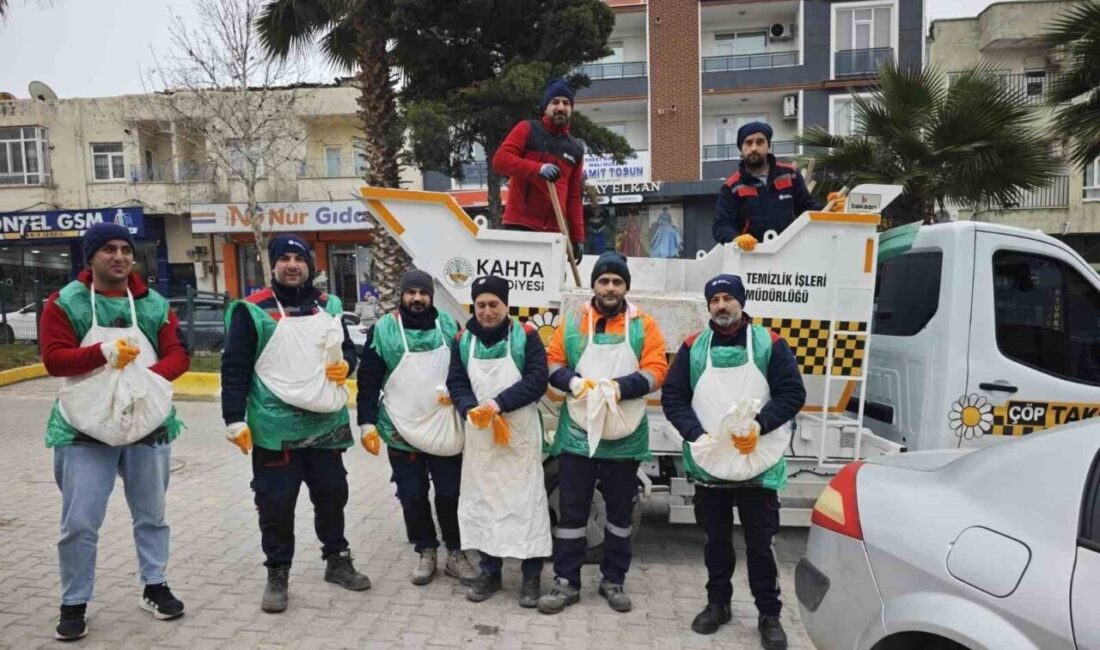Kahta Belediyesi, ilçede beklenen kar yağışı nedeniyle tedbir aldı. Kahta