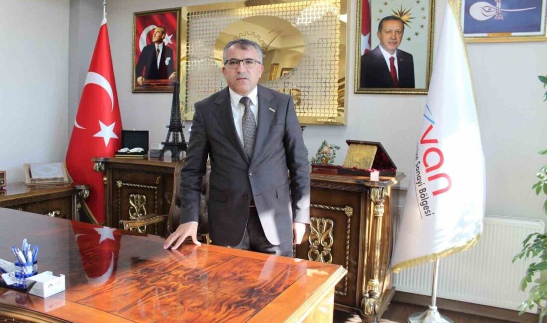 Van Organize Sanayi Bölgesi (OSB) Yönetim Kurulu Başkanı Memet Aslan,