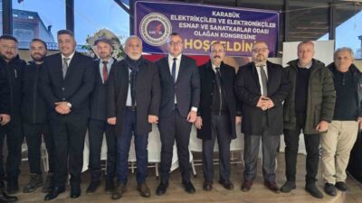Karabük Elektrikçiler ve Elektronikçiler Esnaf ve Sanatkârlar Odası Başkanlığı seçiminde