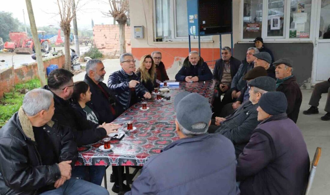 Nazilli Belediye Başkanı Dr. Ertuğrul Tetik, kırsal mahalle ziyaretleri kapsamında
