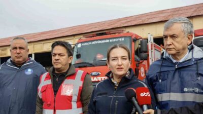 Antalya Büyükşehir Belediye Başkan Vekili Büşra Özdemir, Antalya’da iki gündür