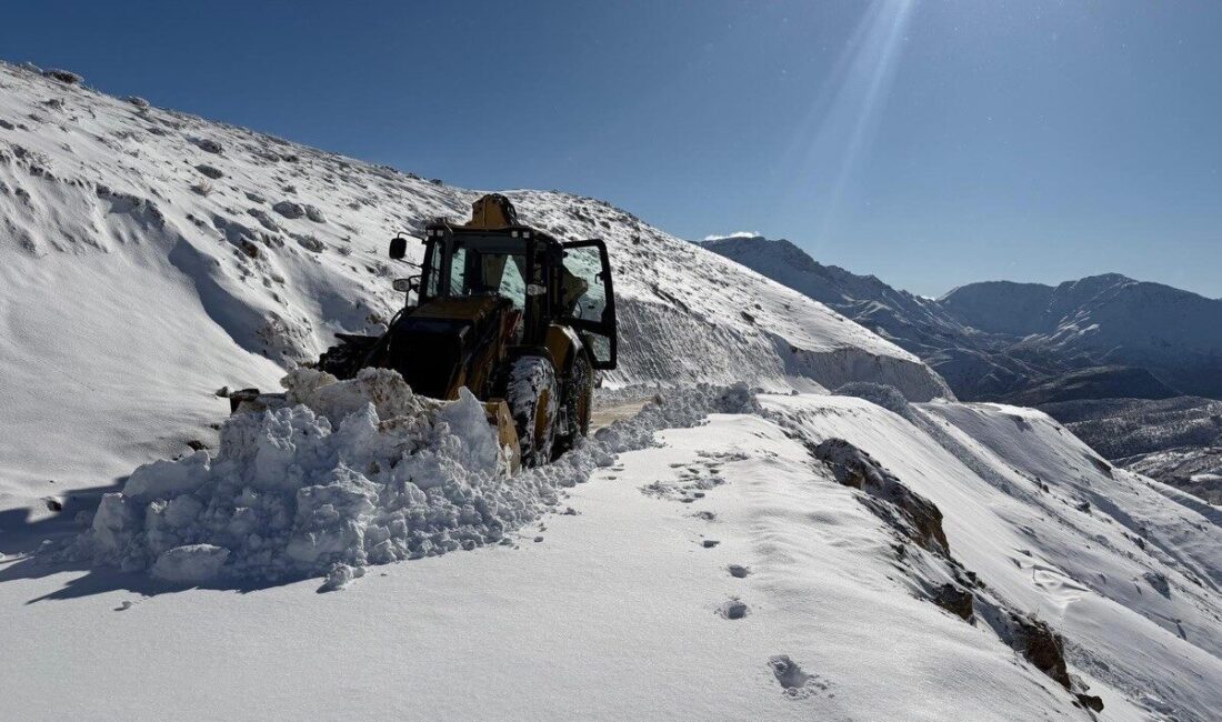 Batman’ın Sason ve Kozluk ilçelerinin yüksek kesimlerinde etkili olan kar