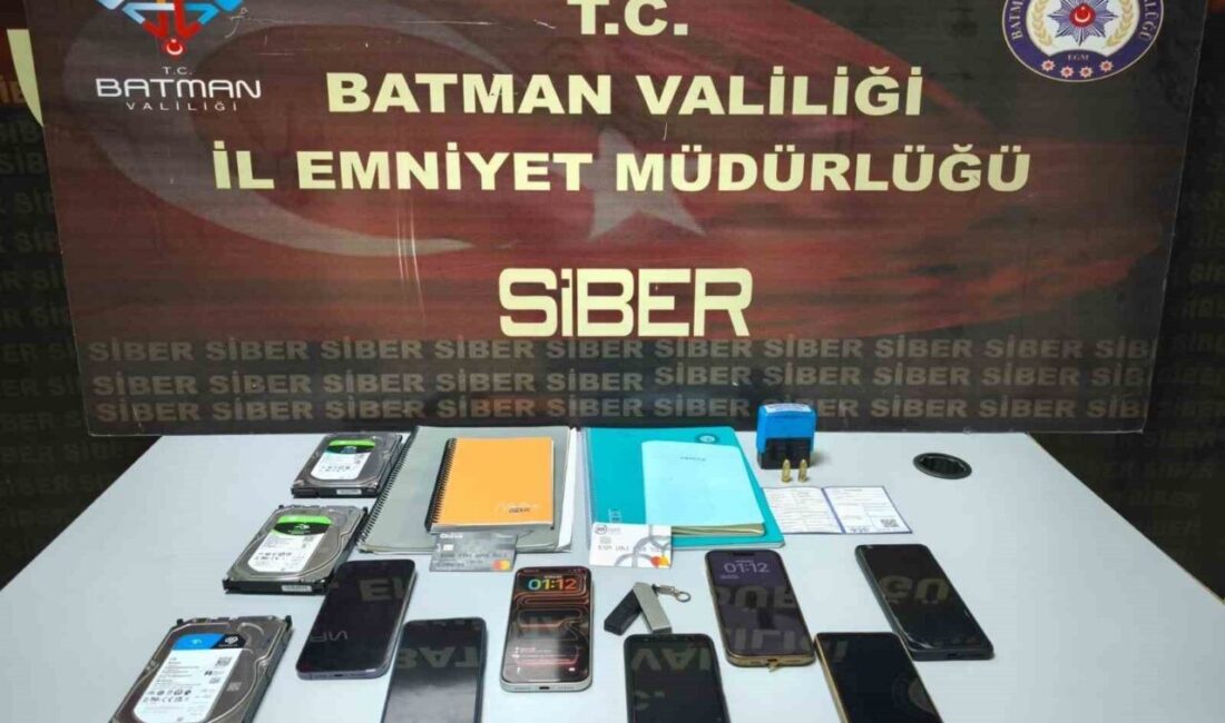 Batman Cumhuriyet Başsavcılığı koordinesinde yürütülen operasyonda, bahis siteleri için “Dış