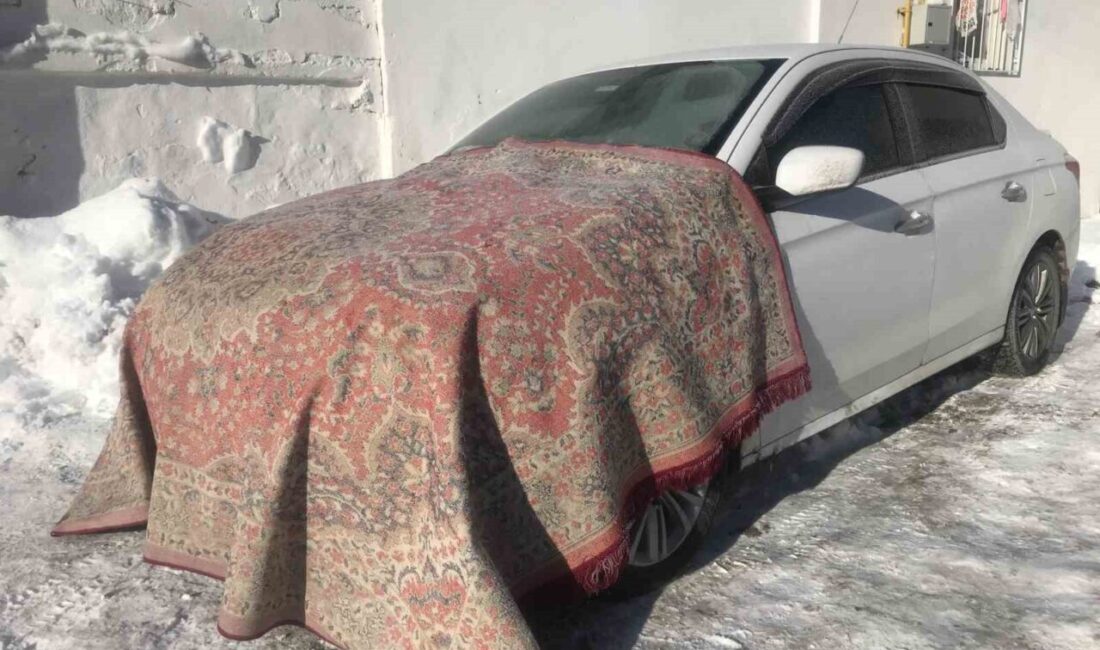 Bayburt’ta kar yağışının ardından etkili olan soğuk hava hayatı olumsuz