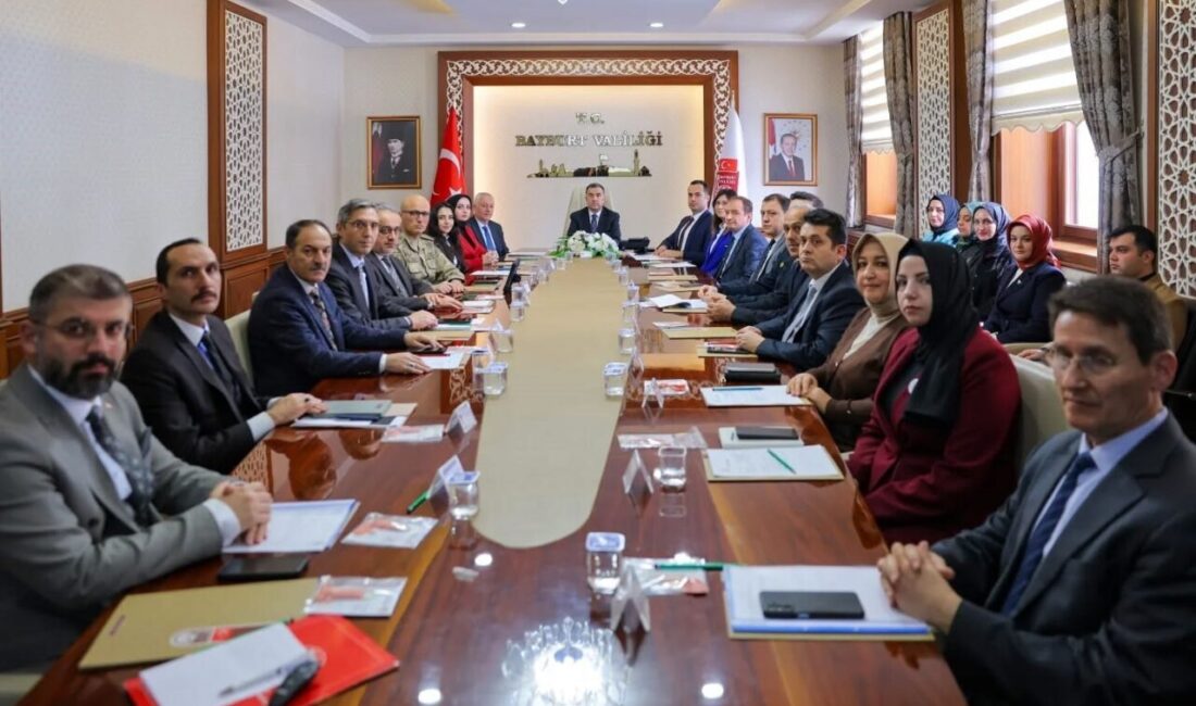 Bayburt’ta Kadına Yönelik Şiddetle Mücadele İl Koordinasyon Toplantısı yapıldı. Bayburt