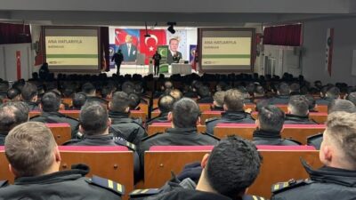 Bayburt Polis Meslek Eğitim Merkezi (POMEM) öğrencilerine, Yeşilay Şubesi tarafından