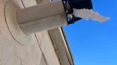 Bayburt’ta etkili olan dondurucu soğuk nedeniyle hava sıcaklığı eksi 27