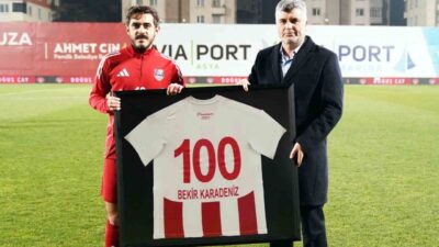Pendikspor’da Bekir Karadeniz, Erzurumspor FK maçıyla birlikte kırmızı-beyazlılarda 100. maçına