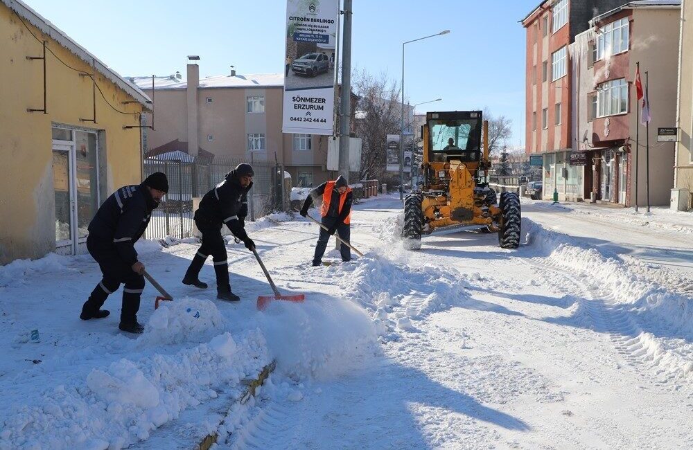 Ardahan Belediyesi Fen İşleri ve Destek Hizmetleri Müdürlüğü ekiplerince kent