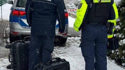 Almanya’nın başkenti Berlin’in güneybatısında çıkan yangının elektrik nakil hatlarına zarar