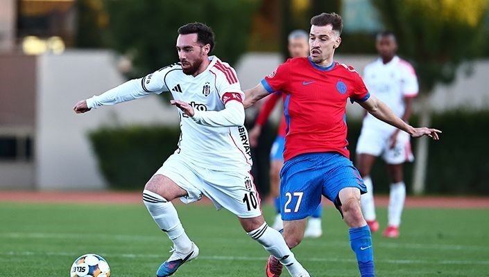 Antalya’da kamp yapan Beşiktaş, hazırlık maçında karşılaştığı Romanya ekibi FCSB’yi