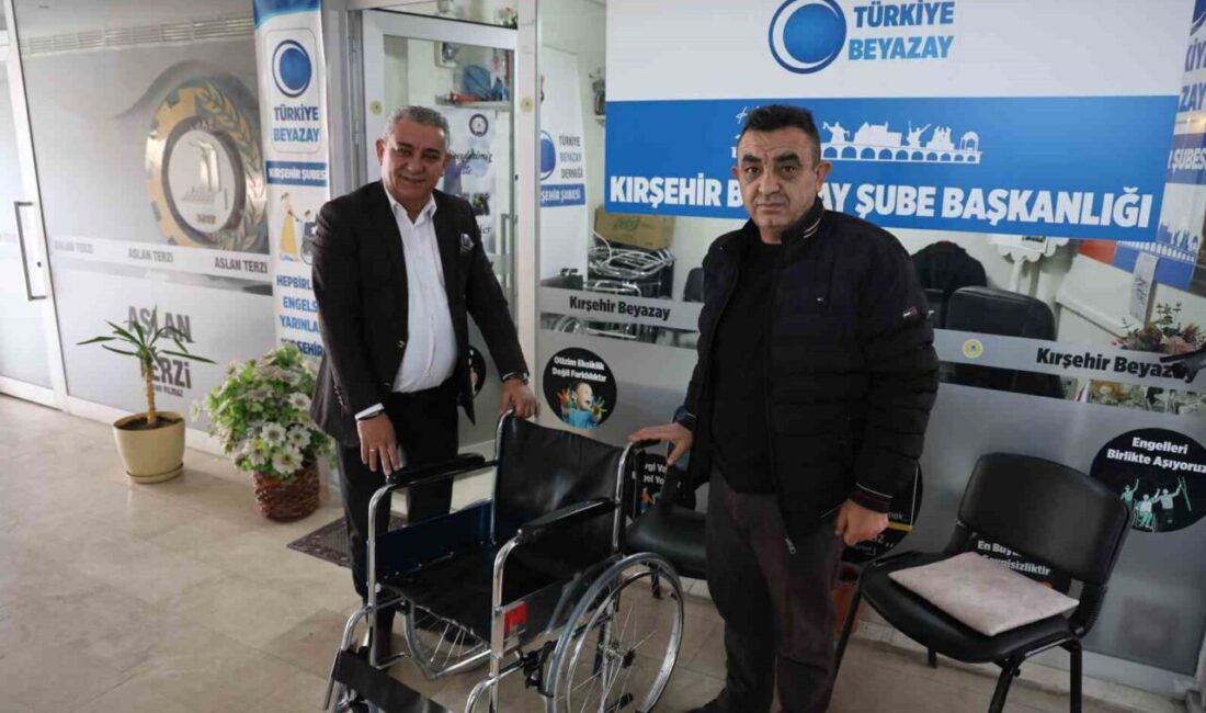 KIRŞEHİR (İHA) – Beyaz Ay Derneği Kırşehir Şubesi; ihtiyaç sahibi