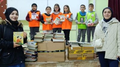 Konya’nın Beyşehir ilçesinde yurt öğrencilerince hazırlanan kitaplar, Mardin’in Nusaybin ilçesindeki