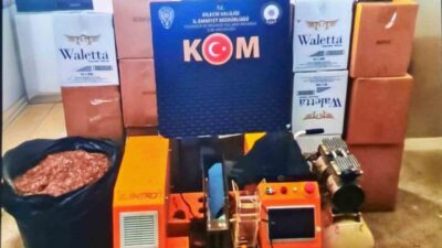 Bilecik’te gerçekleştirilen bir operasyonda dolu ve boş olmak üzere 127