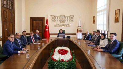 Bilecik’te, Vali Faik Oktay Sözer başkanlığında mülki idare amirlerinin katılımıyla