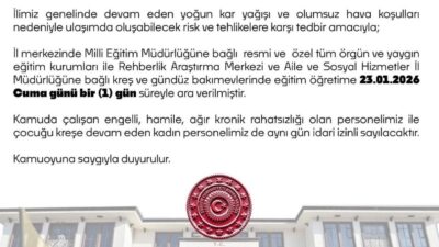 Bingöl’de etkisini sürdüren yoğun kar yağışı ve olumsuz hava şartları