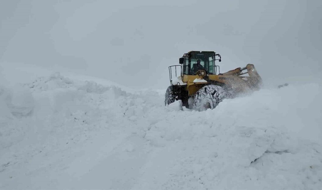 Bingöl’de kardan dolayı kapanan köy yollarında çalışmalar aralıksız sürerken etkili