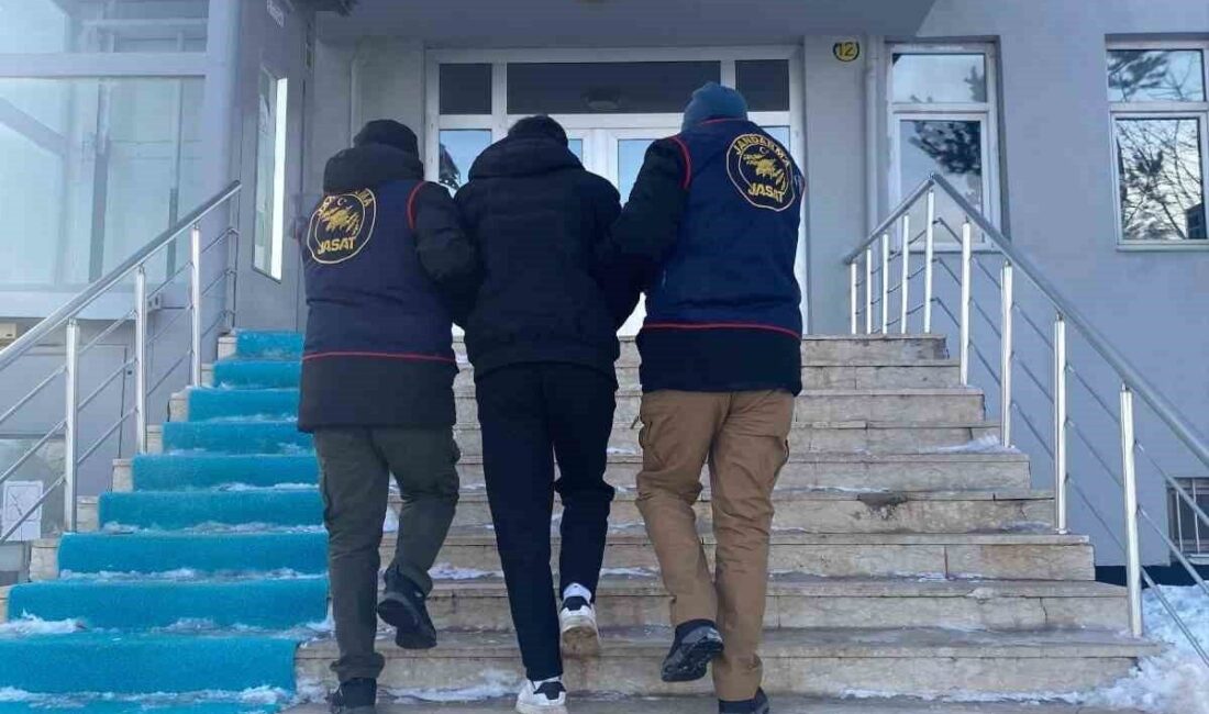 Bingöl’de jandarma ekipleri tarafından yapılan çalışmada kesinleşmiş hapis cezası ile