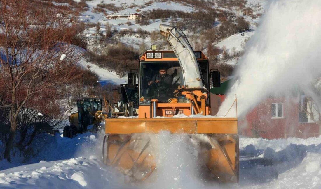 Bingöl’de kapalı bulunan 95 köy yolunda İl Özel İdaresi ekiplerinin