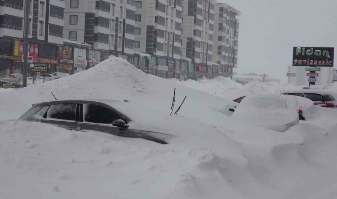 Bitlis’te etkili olan kar yağışı hayatı durma noktasına getirdi. Araçlar