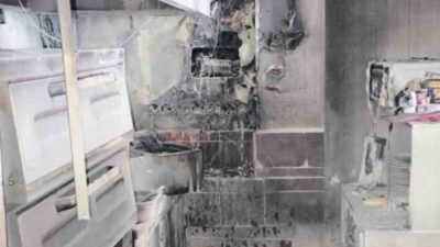 Bitlis’in Güroymak ilçesindeki bir iş yerinde çıkan yangın maddi hasara